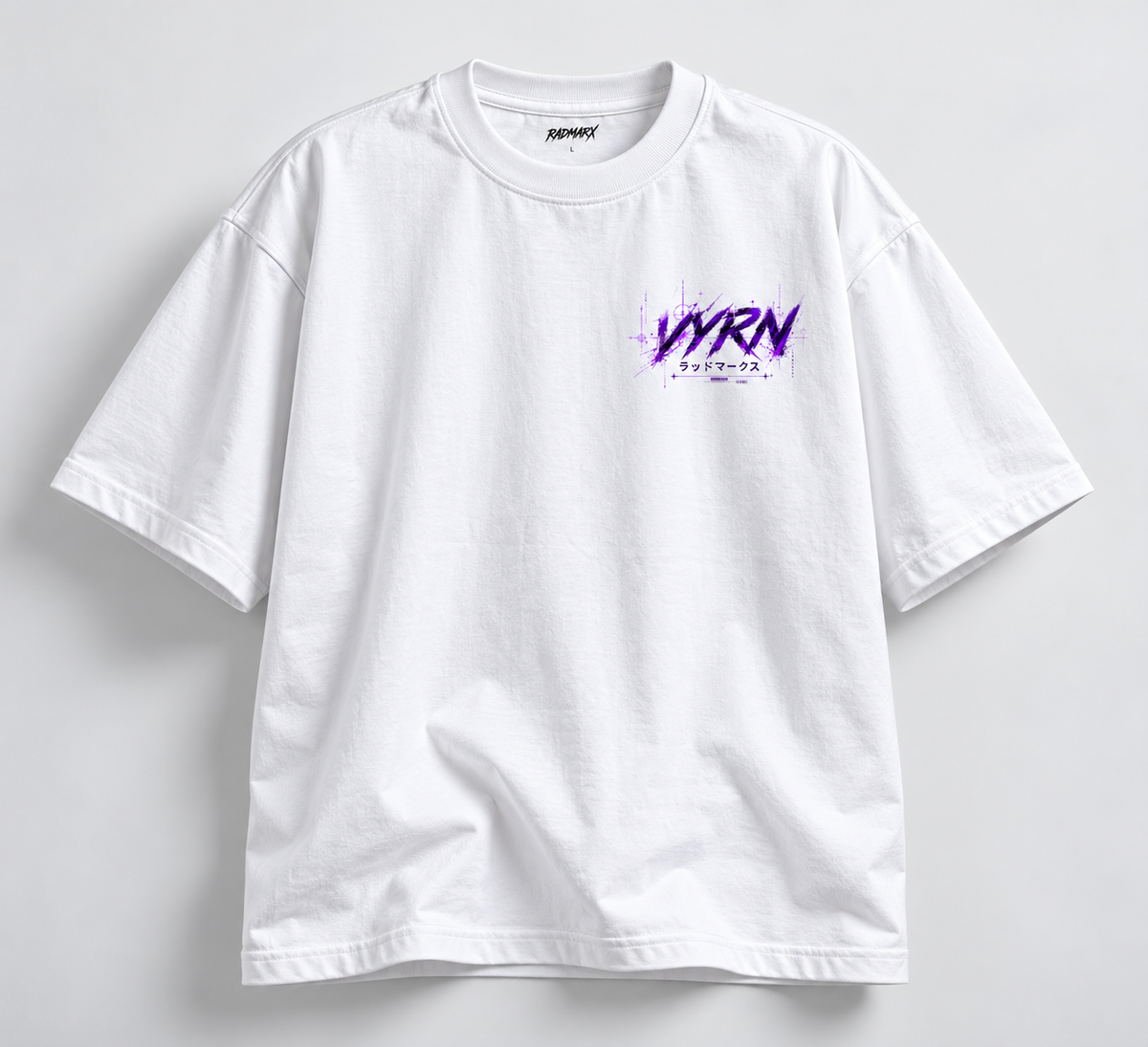RADMARX Men VYRN Anime Premium Oversized T-Shirt – Half Sleeve