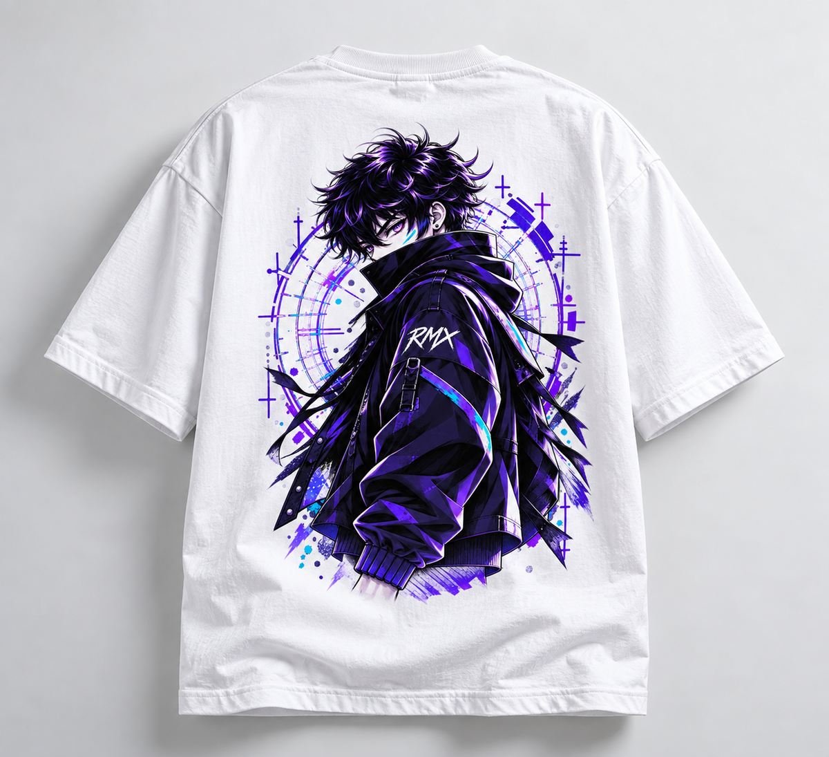 RADMARX Men VYRN Anime Premium Oversized T-Shirt – Half Sleeve