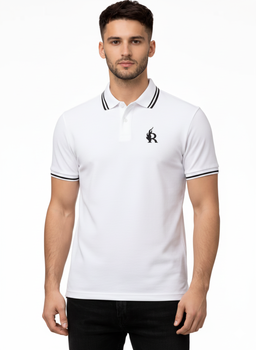 RADMARX Artic White Premium Polo T-Shirt – Half Sleeve