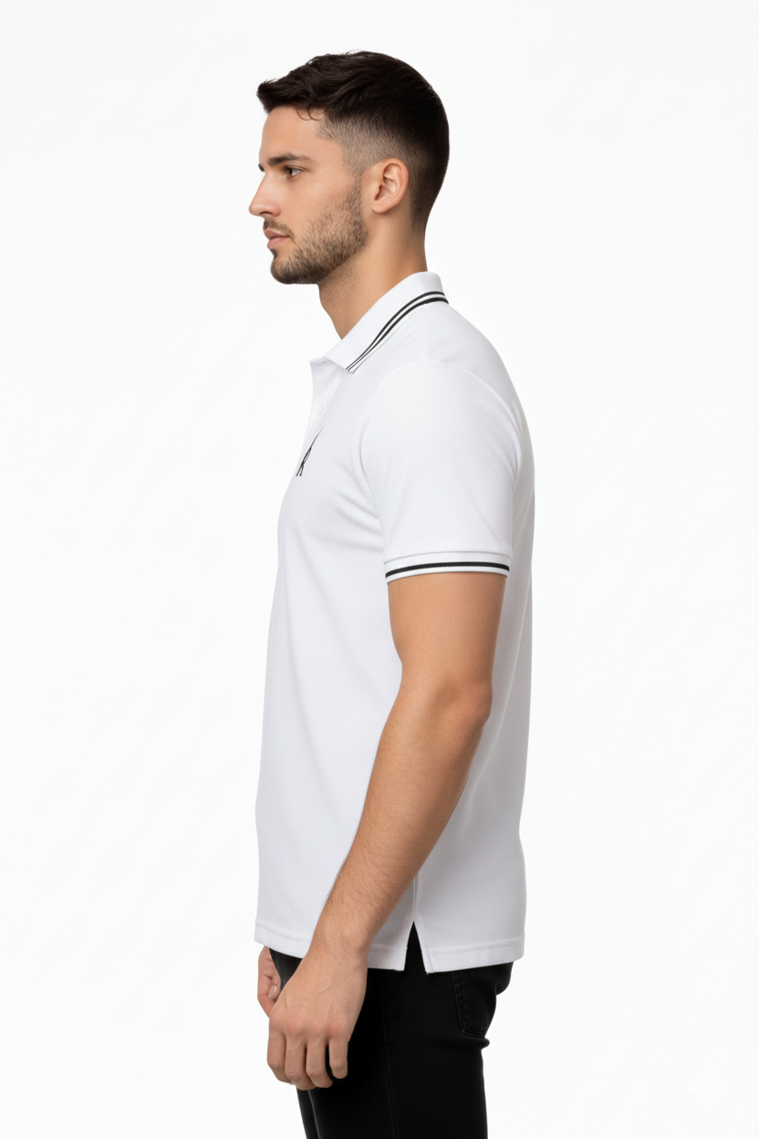 RADMARX Artic White Premium Polo T-Shirt – Half Sleeve