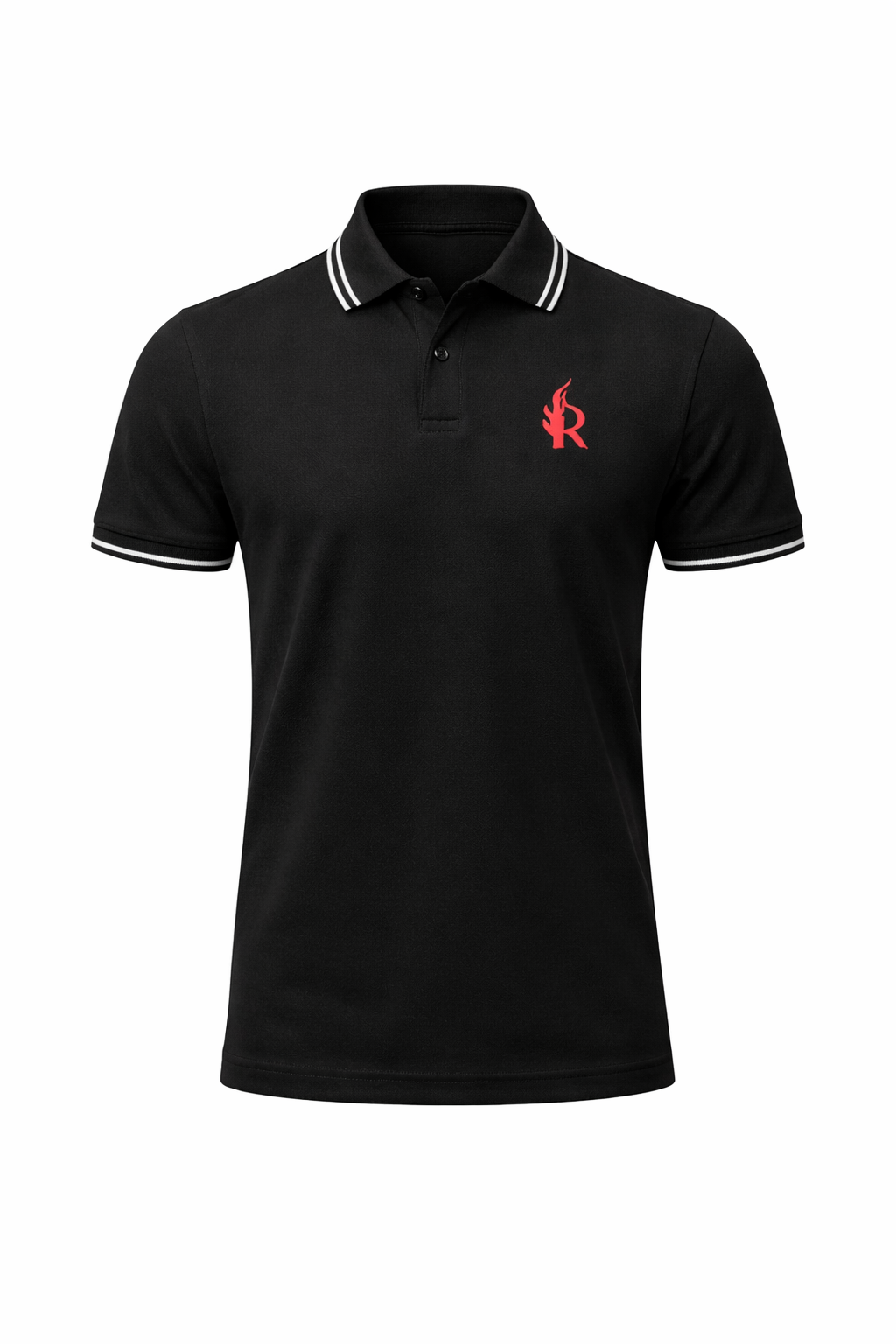 RADMARX Midnight Black Premium Polo T-Shirt – Half Sleeve