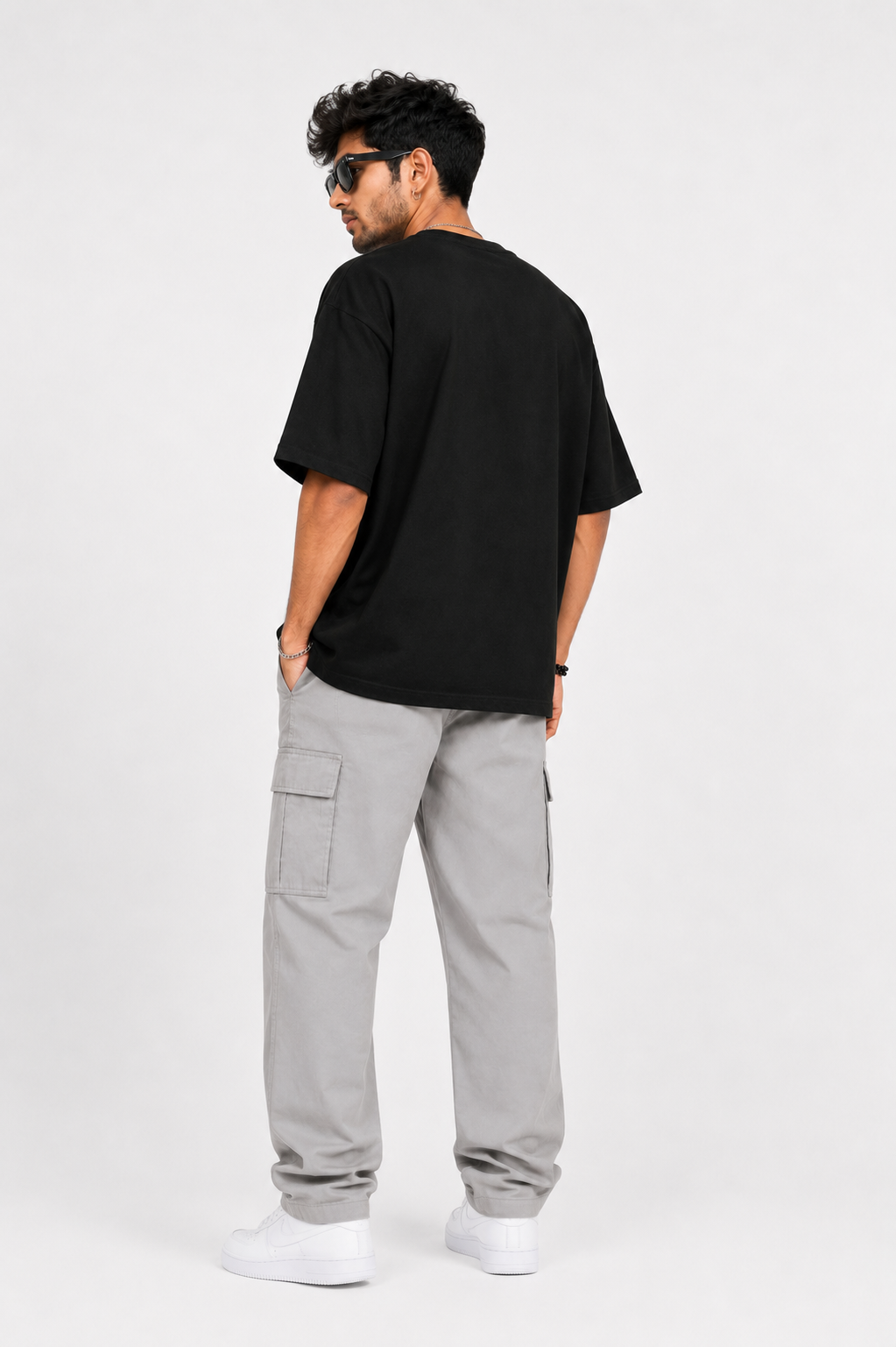 RADMARX Men Plain Premium Oversized T-Shirt – Half Sleeve