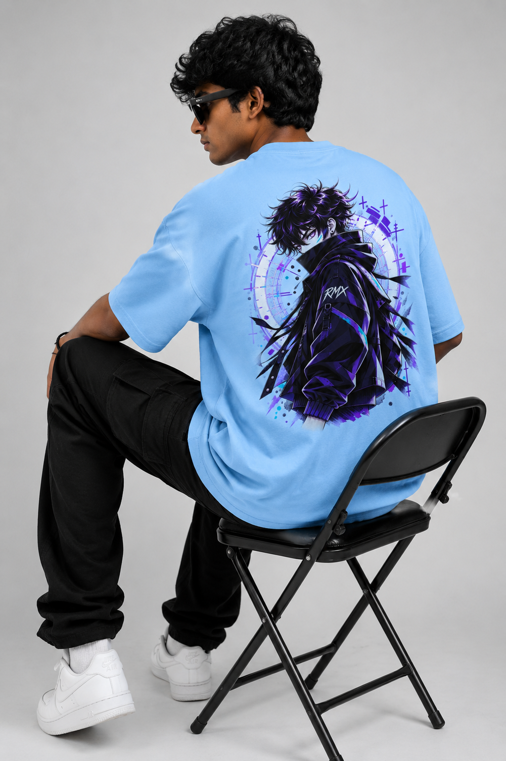 RADMARX Men VYRN Anime Premium Oversized T-Shirt – Half Sleeve