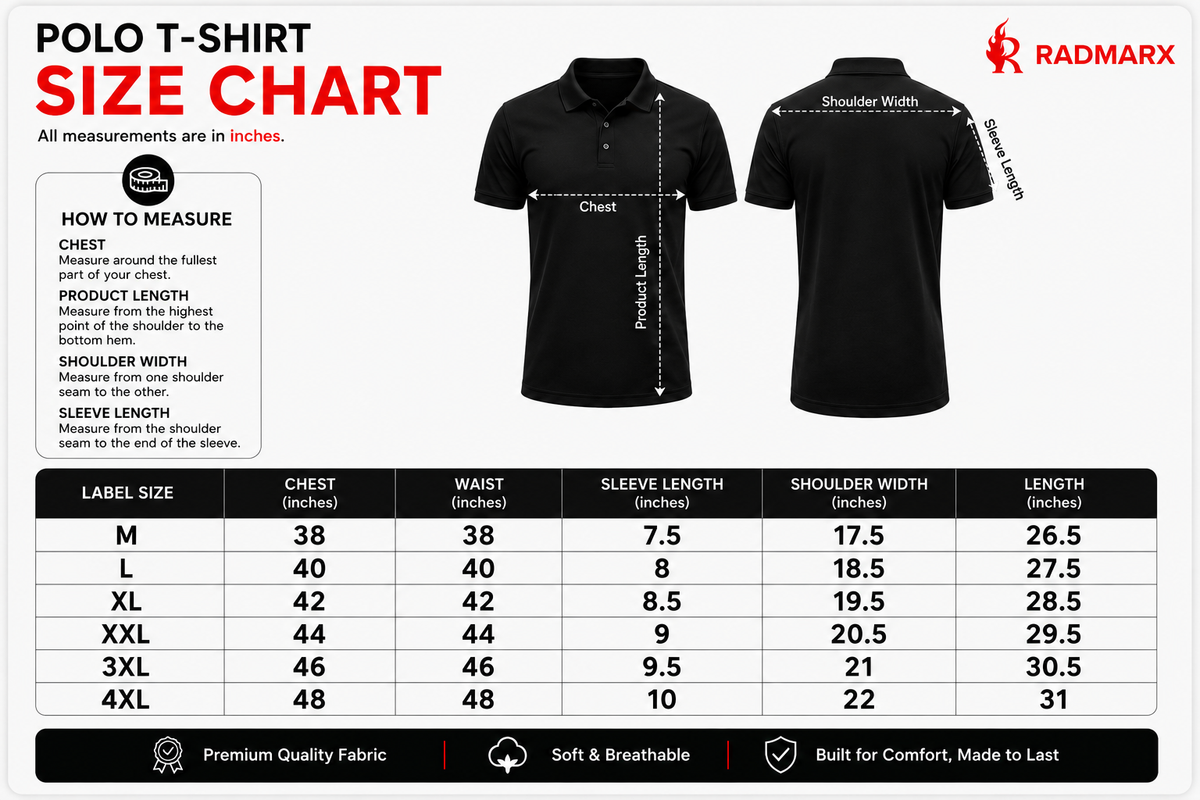 RADMARX Forest Olive Premium Polo T-Shirt – Half Sleeve