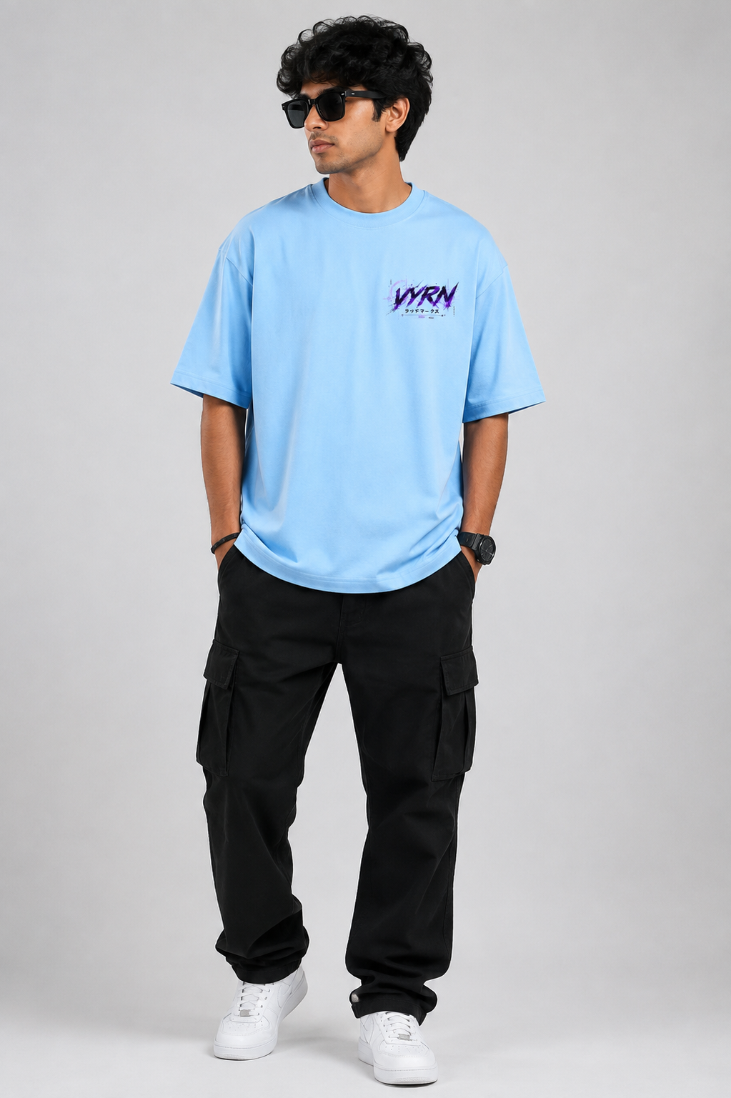 RADMARX Men VYRN Anime Premium Oversized T-Shirt – Half Sleeve